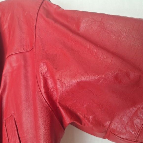 Code Nouveau Vintage Leather Jacket Size S - Picture 10 of 13